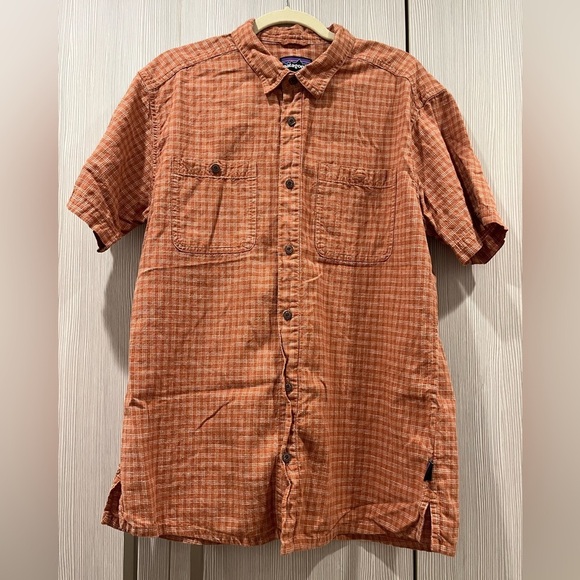 Patagonia Back Step Shirt |‎ New Adobe (Burnt Orange) | Men’s Large - Picture 4 of 12